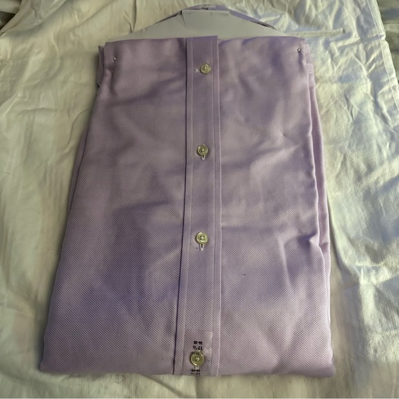 Men’s cotton 17.5” x 34-35” Polo Ralph Lauren light orchid dress shirt. NWT - Picture 3 of 3